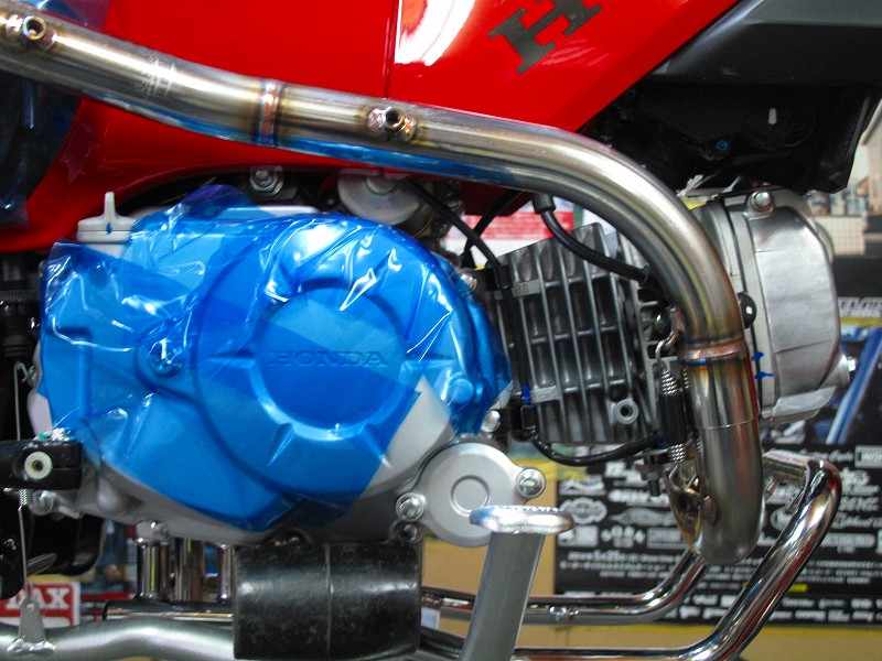 HOTLAP JA45クロスカブアップマフラー用ローアングルフロントパイプ