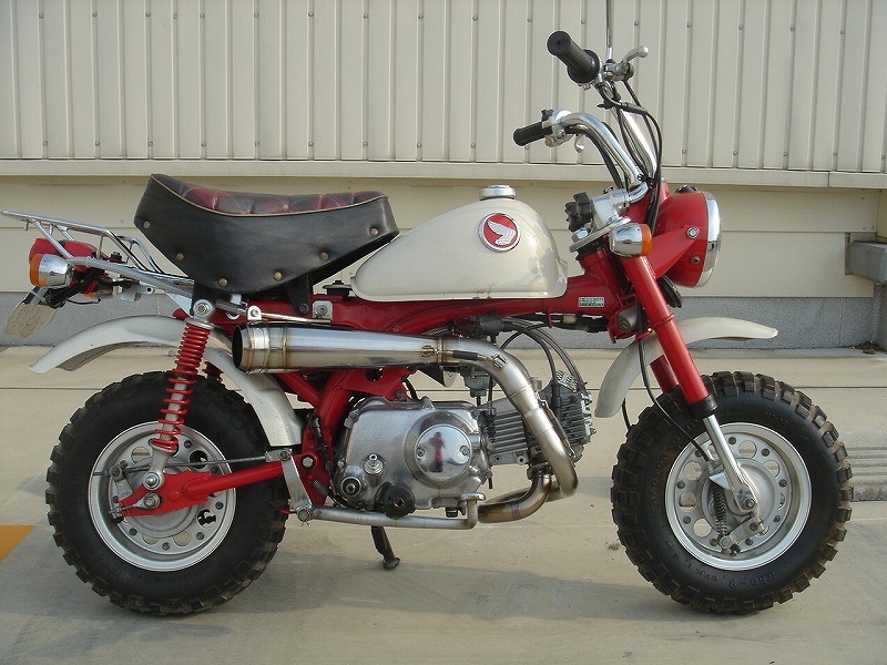 モンキー　キャブ車　デュアルエンドマフラー 楽天市場】モンキー（MONKEY）キャブ車 ZZRタイプマフラー DH