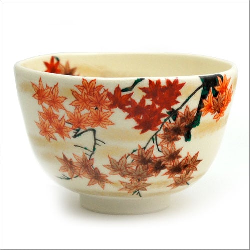 若冲写 11月 紅葉茶碗 山岡善昇作 | 山岡善昇作 若冲 十二ヶ月の