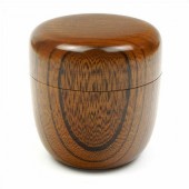 【茶道具　棗】 欅拭漆中棗　無地|棗（なつめ）|茶道具【全般】