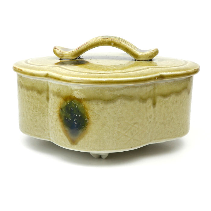 木瓜型 喰籠 黄瀬戸 景陶作 | 菓子器 - CHATOWA 茶と和 抹茶と