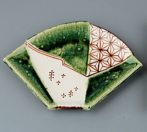 菓子器 結皿 織部 五陶作 | 菓子器 - CHATOWA 茶と和 抹茶と茶道具の芳香園