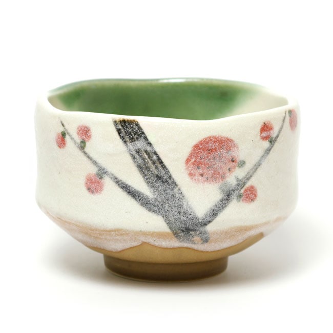 【茶道具　抹茶碗/小茶碗/野点茶碗】 小茶碗　梅　豊窯作　おしゃれ