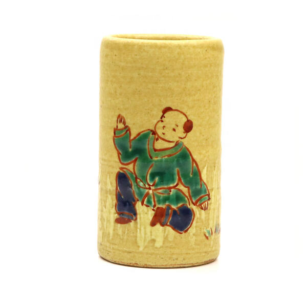 茶道具 茶巾筒】 茶巾筒 唐子 秋峰窯 中村良二作 | 茶巾筒 - CHATOWA