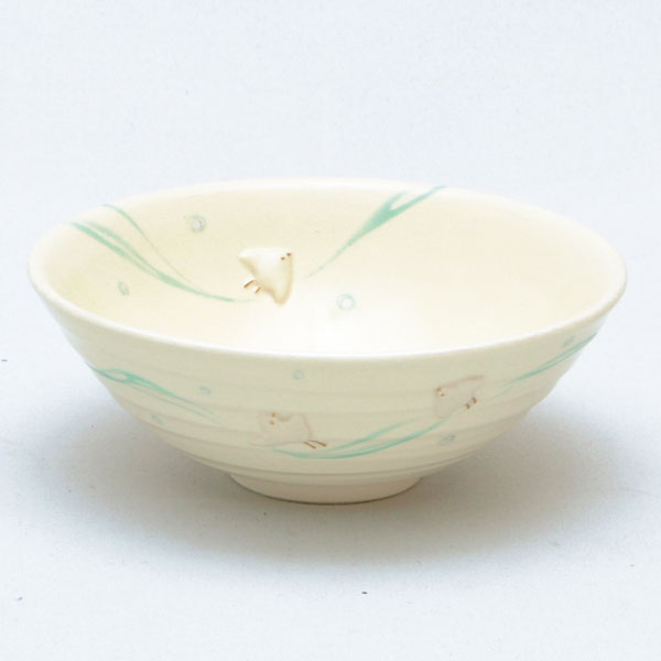 吉岡萬理 井戸茶碗 共箱 茶道 抹茶碗 茶道具 吉岡萬理 井戸茶碗
