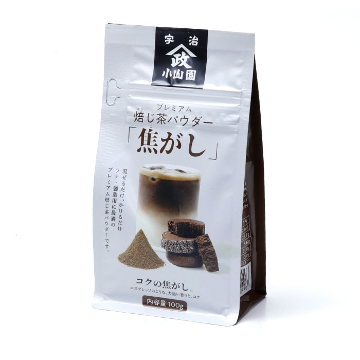 山政小山園 ほうじ茶パウダーRICH 100g袋 x 6セット 山政小山園 ほうじ茶パウダーRICH 100g袋x2 - 焦がし100g袋x6