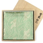 土田友湖作品 茶道 出帛紗 唐物帛紗 正絹 紹巴織 雲鶴紹巴|土田友湖作品|茶道具【消耗品】
