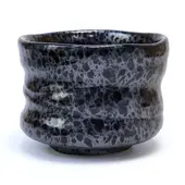 抹茶碗 天目型 黒仁清 七宝 田中香泉作 | 抹茶碗 - CHATOWA 茶と和