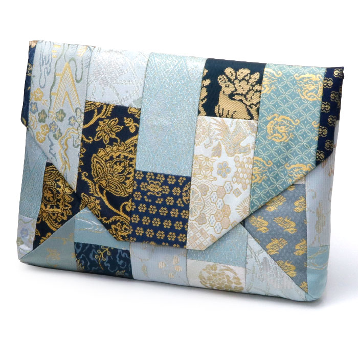 限定品】 数寄屋袋 名物裂切り継 正絹 【001】 | 正絹 - CHATOWA 限定品】 数寄屋袋 名物裂切り継 正絹 【001】 | 正絹 - CHATOWA