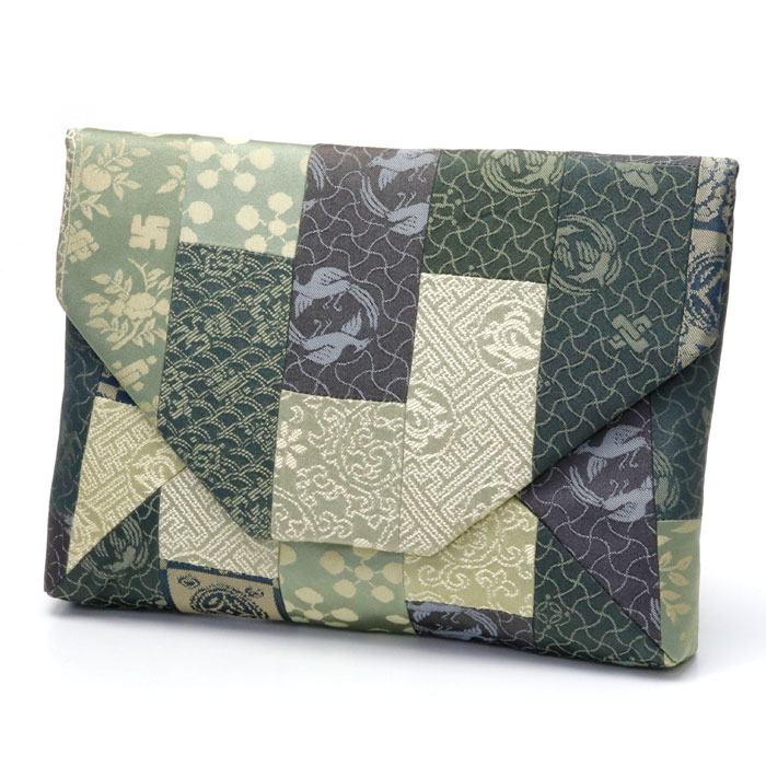 限定品】 数寄屋袋 名物裂切り継 正絹 【004】 | 正絹 - CHATOWA 茶と 