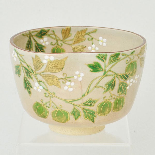 茶道具 茶事 京焼 茶碗 乾山大根と赤かぶら 森下秋彩作 新品 桐