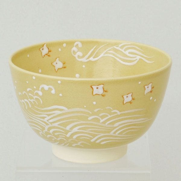 782 茶碗 色絵朝顔 加藤永山 茶道 新品未使用 - メルカリ