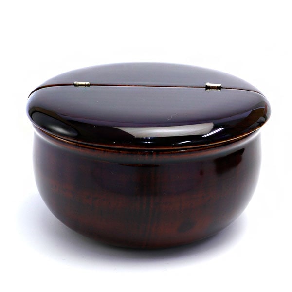 茶道具 薄茶器 『老松』中古品 溜塗 茶道具 薄茶器 『老松』中古品 溜塗 茶道具 老松茶器 薄器 茶入