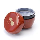 小西平内焼 太閤窯 原田聖龍 朱彩黒茶碗 共箱 茶碗 茶道具 茶器 抹茶碗 新品 茶道具 抹茶茶碗 楽茶碗 黒楽茶碗 平茶碗 2代 小西平内作 太閤窯