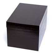 茶道具 掘り出し物】喫茶箱 搔合 黒 絵付 H-263 | すべての商品