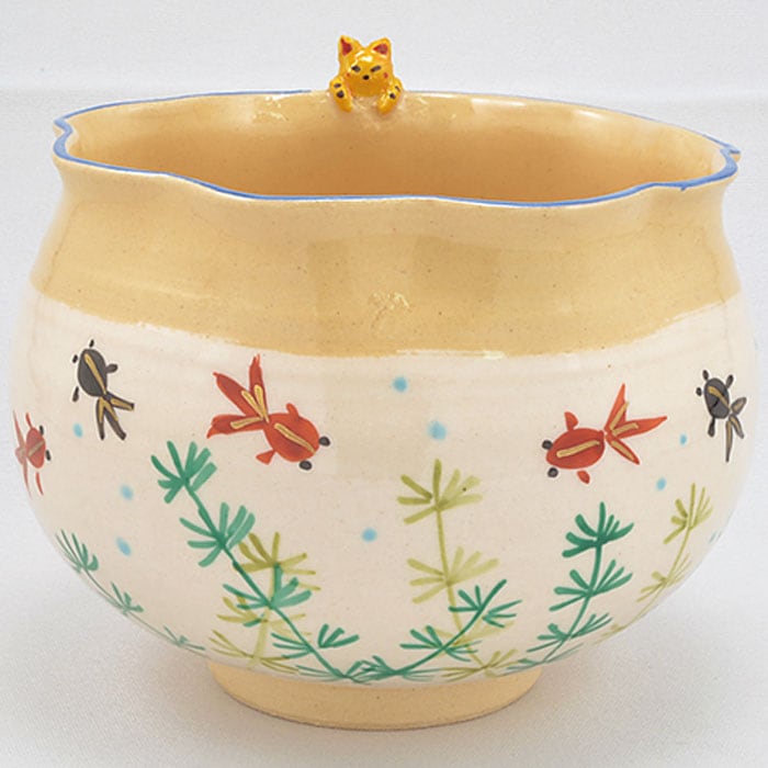 色絵茶碗 金魚 竹中洸祥 作 | 令和8年 夏の茶道具 - CHATOWA 茶と和