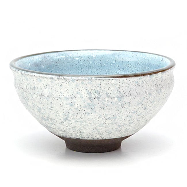 【茶道具　抹茶碗】 抹茶碗 空色の雪原 美濃焼 日本製