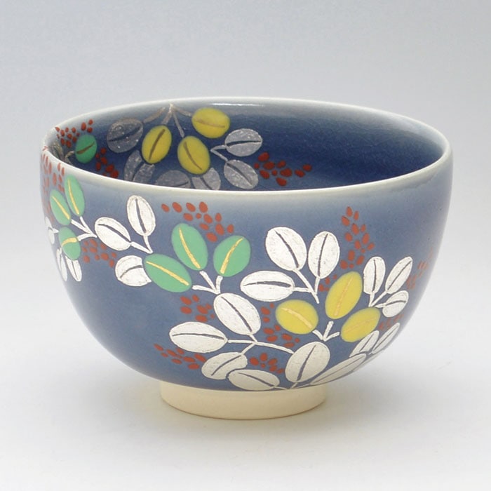 茶碗 青釉 萩 新井京華 作 桐箱入り | 令和8年 秋の茶道具 - CHATOWA