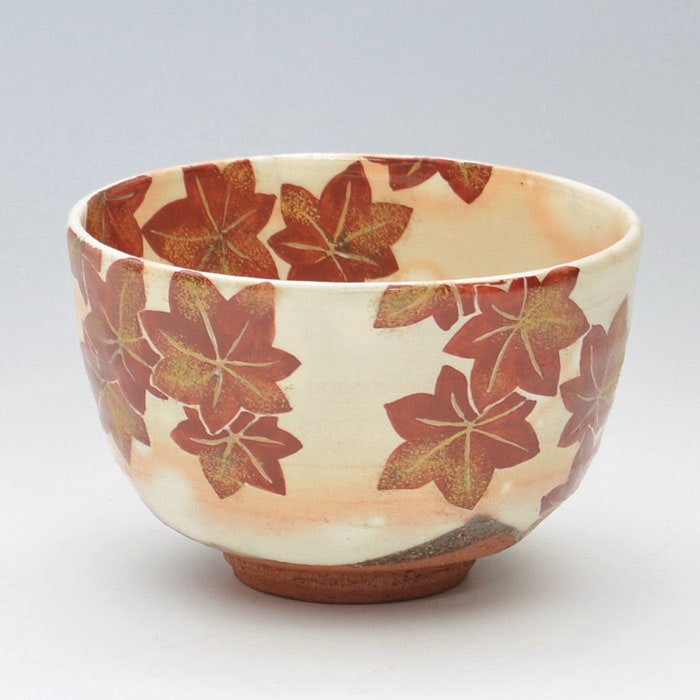 茶碗 色絵 錦秋 加藤永山 作 化粧箱入り | 令和8年 秋の茶道具