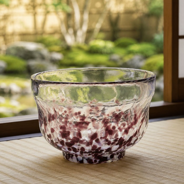 均窯 真晃作 共箱 抹茶碗（gc13） 松ヶ岡ガラス あずき抹茶碗 | 松ヶ岡ガラス - CHATOWA 茶と和 抹茶と
