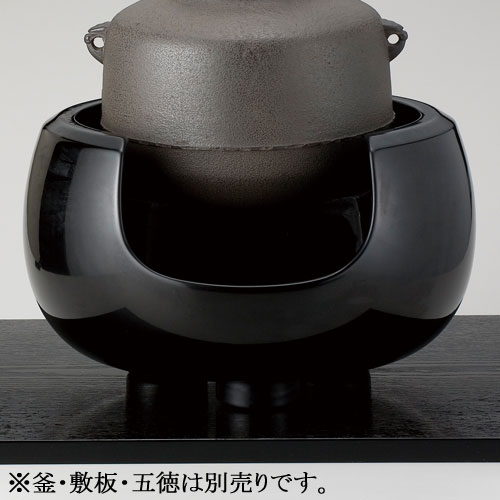 茶道具 風炉】 土風炉 黒 尺一 宗伴作 | 風炉 - CHATOWA 茶と和 抹茶と