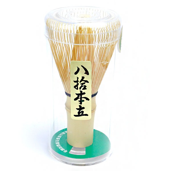 茶道具 茶筅 茶筌 茶せん 日本製 八十本立 伝統工芸士 井上若狭作