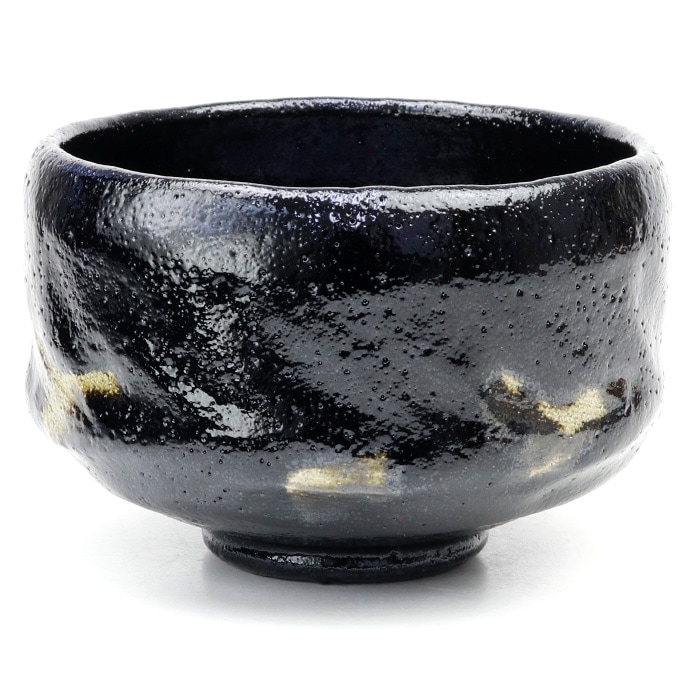 茶道具 楽茶碗/抹茶碗/抹茶茶碗】 黒楽茶碗 上 松楽窯作 | 楽焼茶碗