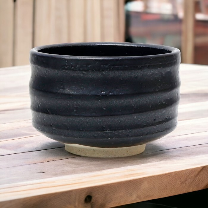 抹茶碗 黒織部 美濃焼 日本製 | 常用茶碗 - CHATOWA 茶と和 抹茶と
