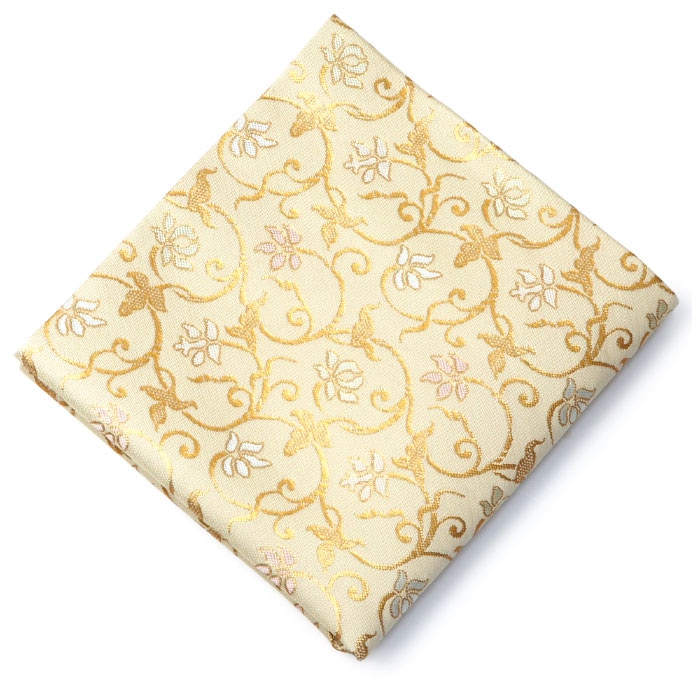 専用◇⑥銀座高田製　茶道用古帛紗 花模様 茶道具 出帛紗/出袱紗】 出帛紗 蔓小花 正絹 中川政七商店 謹製