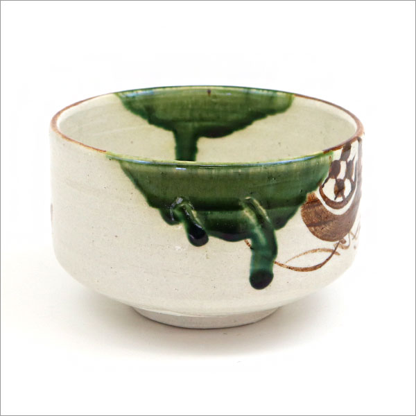 茶道具 抹茶碗】 抹茶碗 織部 五陶作 | 常用茶碗 - CHATOWA 茶と和