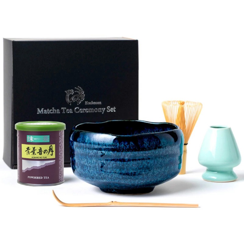 芳香園 抹茶6点セット 抹茶碗 碧釉茶碗 | すべての商品 - CHATOWA 茶と