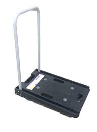 静音ゴムタイヤ仕様 シンセイ 静音プラ台車 80kg PH1009A 商品イメージ