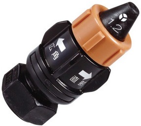 ヤマホ 低圧力で遠距離散布 人力用自在１頭口（G1/4） 立木 庭木 平面野菜用 商品イメージ