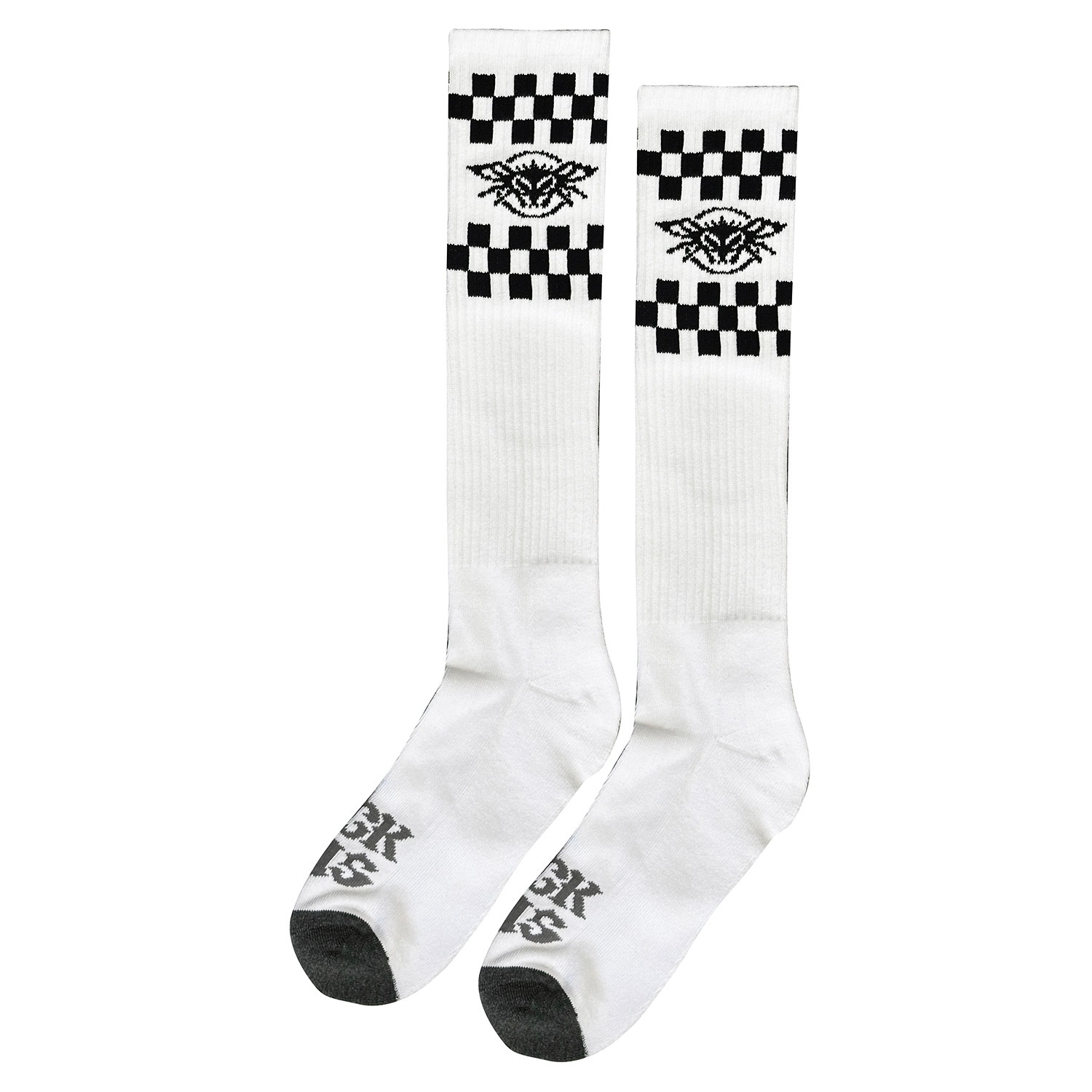 CHECKERED FLY KNEE HIGH SOCKS