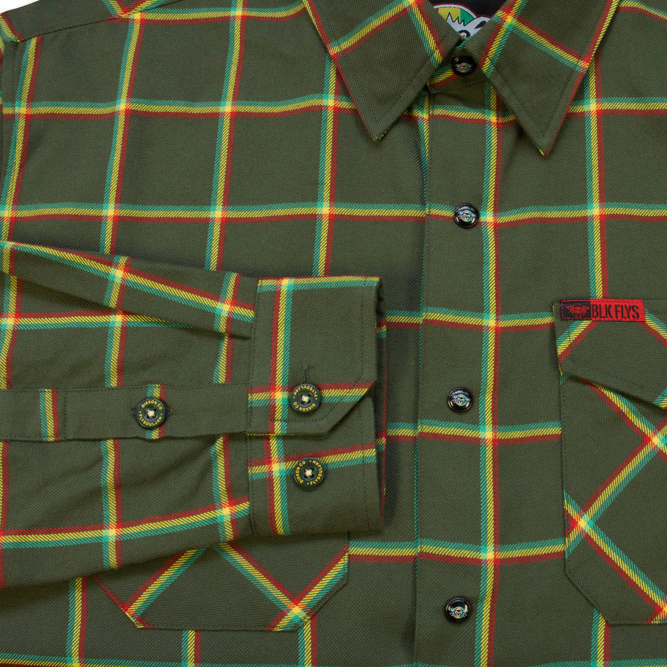 FLY SOULJAH - DIXXON FLANNEL L/S SHIRT BLACK FLYS 公式ストア