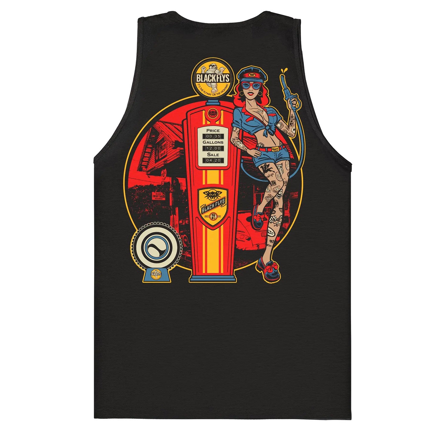 GAS GIRL TANK-TOP