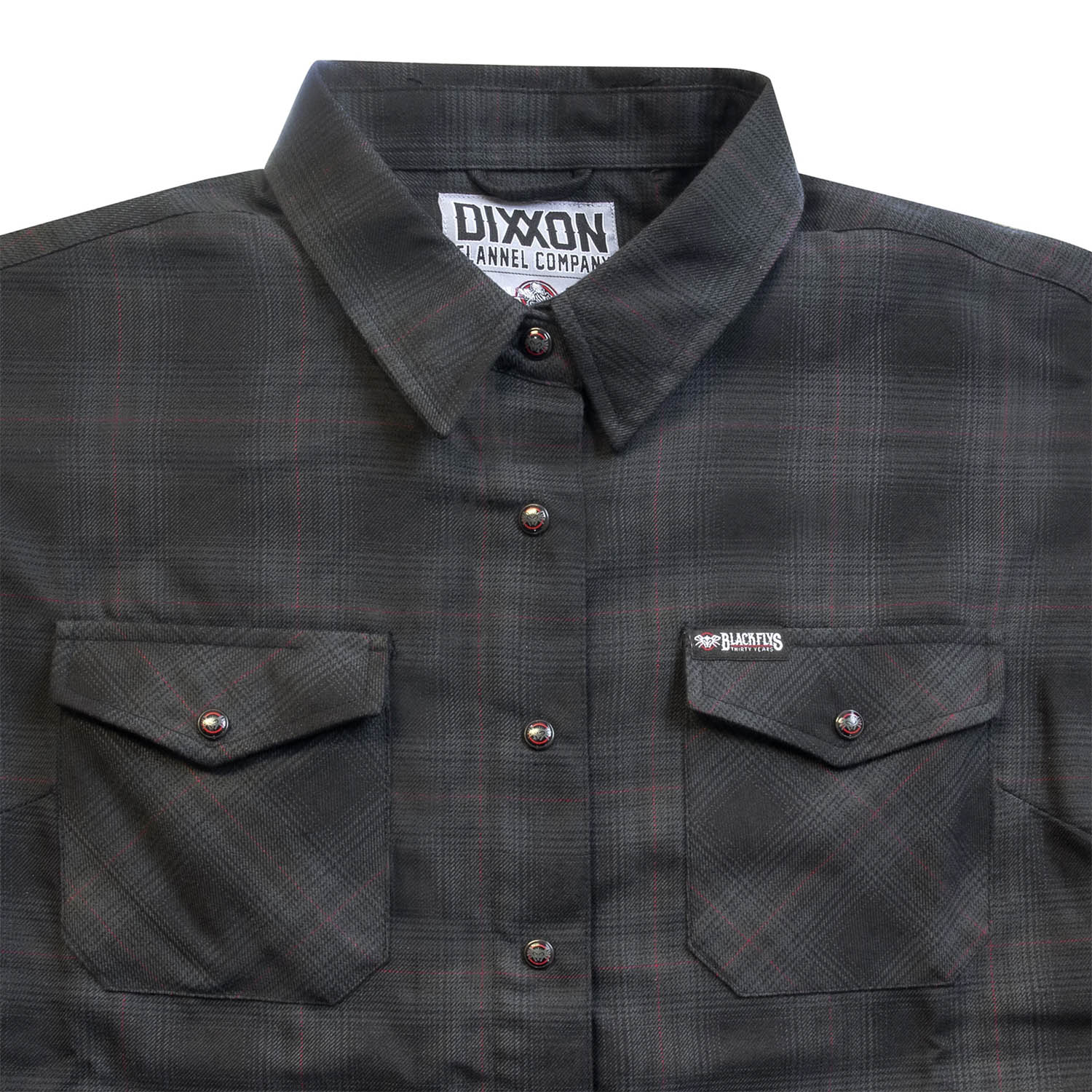 WOMEN) DIXXON FLANNEL L/S SHIRTS BLACK FLYS 公式ストア