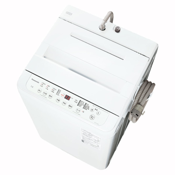 パナソニック 全自動洗濯機 7kg コンパクトボディ バスポンプ機能搭載 NA-F7PB3-W 57291