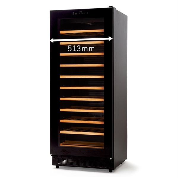 ワインセラー 53本収納 コンプレッサー式 スリムタワー型モデル DWC-053C