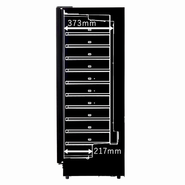 ワインセラー 53本収納 コンプレッサー式 スリムタワー型モデル DWC-053C