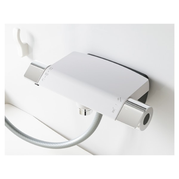 クリンフロート水栓　（寒冷地用）　ホワイト・eシャワーNfセット