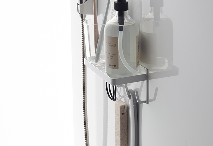 マグネットバスルームラック＆フック ミスト　４２３６