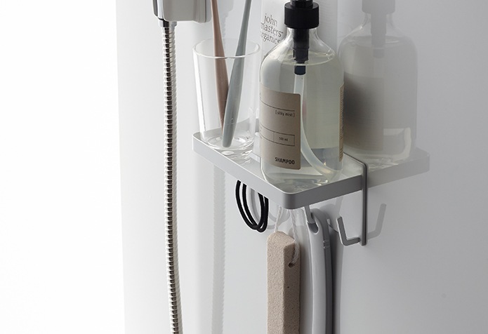 マグネットバスルームラック＆フック ミスト　４２３６