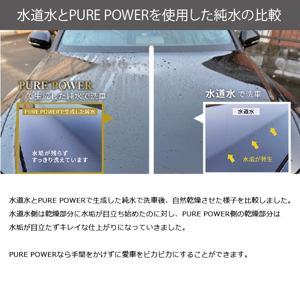 洗車用純水器ピュアパワーPURE POWER