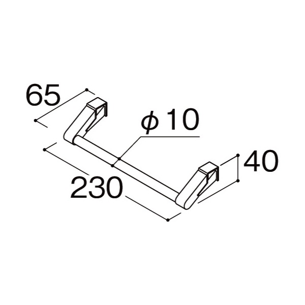 タオルかけ(ライン取っ手用)