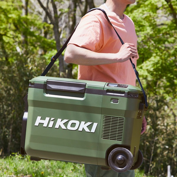 コードレス冷温庫 UL18DB(WMG) フォレストグリーン バッテリー2個！