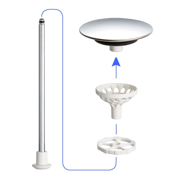 排水栓(ヘアーキャッチャー付)PV-B/C用