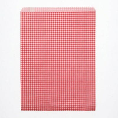 柄小袋　ギンガムミニ赤　Ｒ－１０　＃６５２２２０４