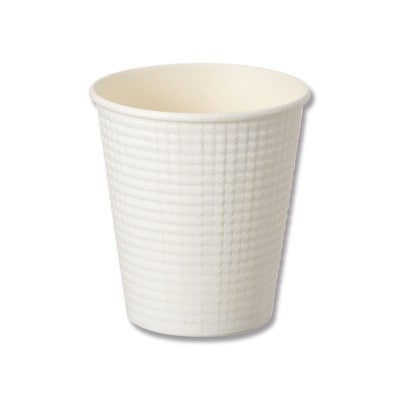 断熱性エンボス紙コップ　ＳＭＰ－２１０Ｅ　ムジ