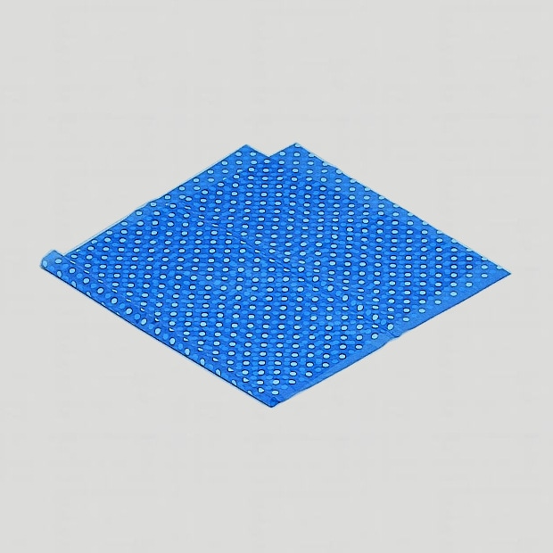 ポリ風呂敷　１００枚入　№９０　水玉ブルー